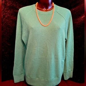 AE77 American Eagle NWT Women’s Emerald Green Cashmere Sweater. Size M #I335